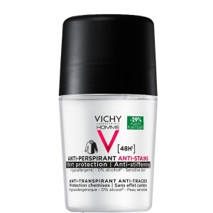 Deodorant roll-on antiperspirant Homme Antiurme pentru barbati eficacitate 48h, 50 ml, Vichy