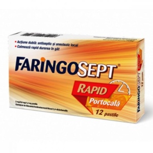 Faringosept Rapid Portocala Ctx12 Cpr