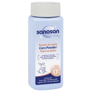 Pudra de talc pentru copii, 100 g, Sanosan