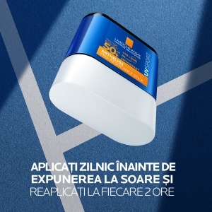 Stick cu protectie solara SPF 50+ Anthelios UVSport, 8 g, La Roche-Posay - Img 5