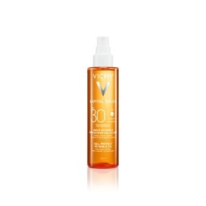 Ulei invizibil cu squalan, vitamina E si SPF30 Capital Soleil, 200 ml, Vichy