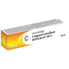 Unguent emolient Ihtiolat 10% Santaderm, 30 ml, Vitalia