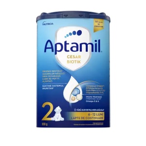 Aptamil Cesar Biotik 2, 6-12 luni, 800g - Img 1