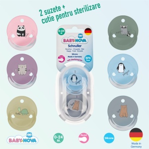 Babynova Suzete Rotunde Silicon 0-24 Luni Pachx2 Buc 20009 - Img 2
