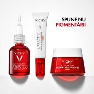 Crema cu efect antirid pentru conturul ochilor cu SPF 50+ Liftactiv B3, 15 ml, Vichy - Img 6