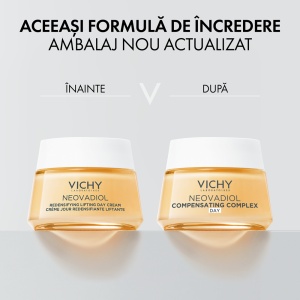 Crema de zi redensifianta cu efect de lifting pentru ten normal-mixt Neovadiol Compensating Complex, 50 ml, Vichy - Img 3