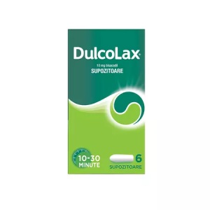 Dulcolax, 10 mg, 6 supozitoare, Sanofi