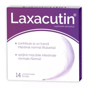 Laxacutin, 14 comprimate filmate, Zdrovit