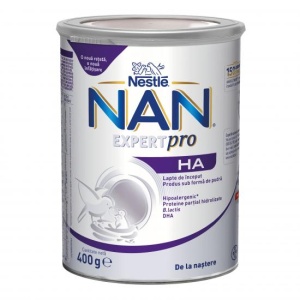 Nan HA Lapte praf, +0luni, Nestle, 400g - Img 1