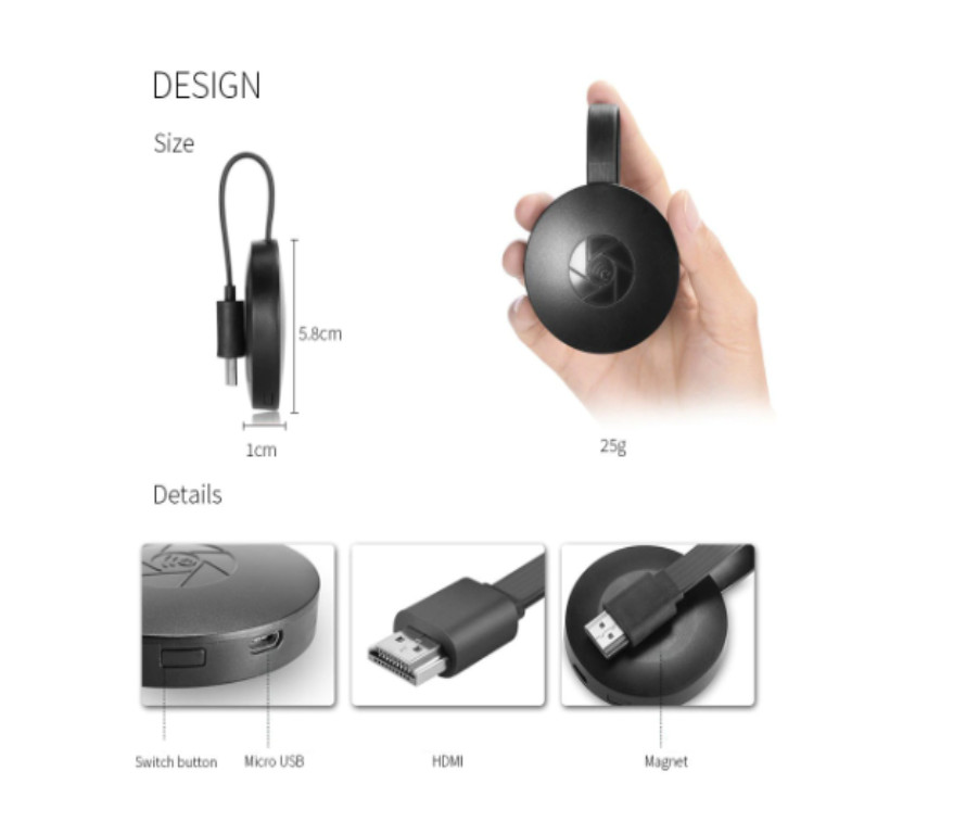 Convertor Streaming Media Player HDMI wifi, Andoid, IOS, Windows