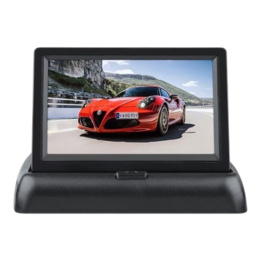Auto Monitor, afisaj camera de mers inapoi pliabil 12V