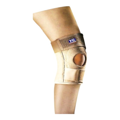 Banda genunchiera pentru rotula cu 2 atele flexibile YC-6056