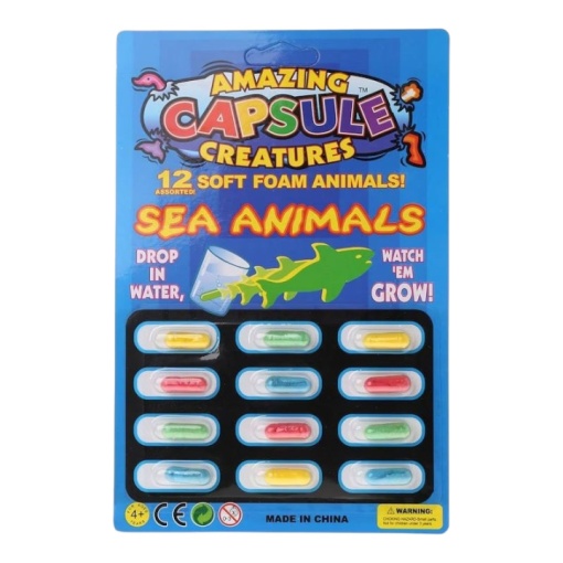 Jucarie Capsule Magice, Animalele Marii, +3ani, Multicolor