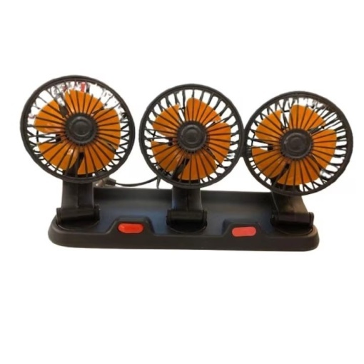Ventilator Auto Triplu , 24V, Motor din Cupru, Design Compact, Montare Pe Bord