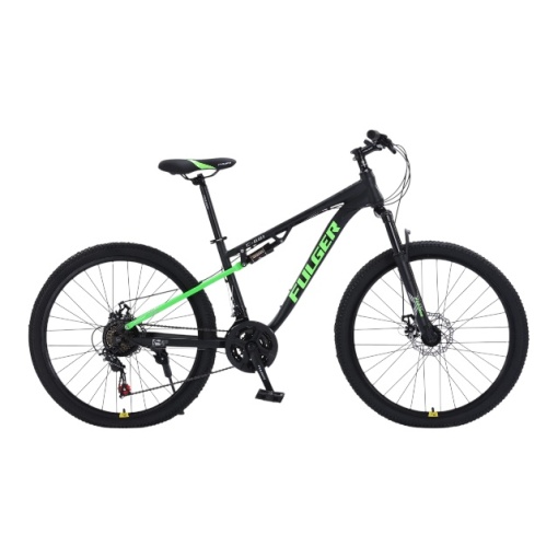Bicicleta CARAIMAN 24 S 601, Verde , cu Suspensii si Multiple viteze