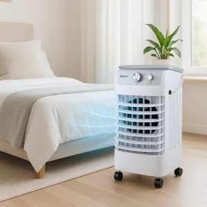 Aer Conditionat Mobil, 12 litri, 50W, 3 Viteze, Racire naturala cu Apa si Gheata, pentru uz interior - Img 3