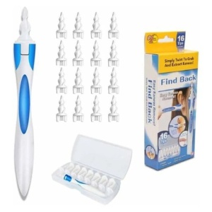 Aparat manual de curatat urechile cu 16 rezerve, Find Back
