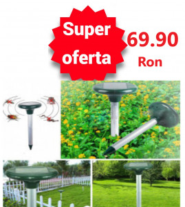 Aparat Solar Anti Daunatori, Alarma Sonica Pentru Alungat Daunatori si Cartite cu Alimentare Solara - Img 6
