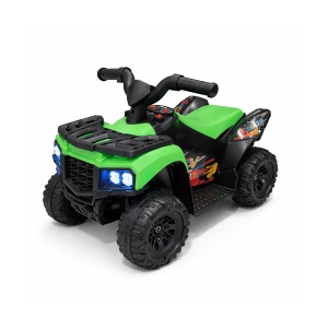 ATV Electric Pentru Copii, 3+ Ani, Muzica Si Lumini, 1 Motor, 6V, Verde - 212
