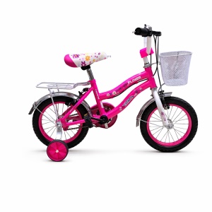 Bicicleta CARAIMAN, 12W Roz, Pentru Fetite, Roti 12 inch, 3-5 ani - Img 3