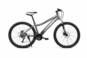 Bicicleta CARAIMAN, 26 MLD 39 GRI (MTS-39), Gri, 26inch, Cadru Otel, Frane pe Disc, 21 Viteze - Img 4