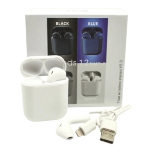 Casti Bluetooth Wireless, TWS inPods 12 V5.0, compatibile iOS si Android, Touch Control, Bluetooth 5.0+EDR