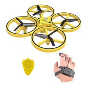 Drona Anti Coliziune, Inteligenta, cu LED, RC Gravity cu Telecomanda, Quadcopter Smart,918