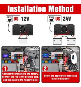Încărcător automat de baterii pentru mașini, motociclete și camioane Bs-5208 REDRESOR - Img 5