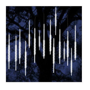 Instalație Tip Meteori, tub 30cm, 8 Tuburi ,Alb Rece, Interconectabil, Instalatie luminoasa cu 8 tuburi pentru sarbatori - Img 3