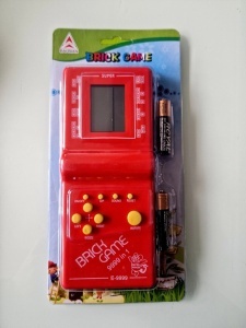 Joc tetris clasic cu diferite jocuri, alimentare pe baterii,rosu - Img 2