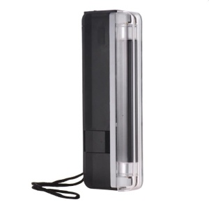 Lampa UV (blacklight) portabila de buzunar, 4W, detector valuta, lanterna - Img 1
