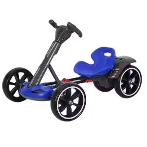 Mașină electrică / Go Kart pliabilă cu baterie de 6V 4.5Ah și viteză de până la 6 km/h Albastru KT001