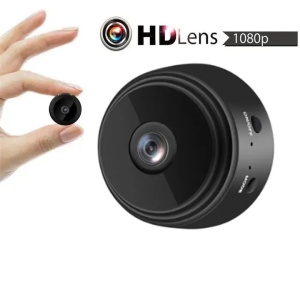 Mini Camera, Functie Audio/Video, De Spionaj, Moderna, Night Vision, Wifi, Full HD 1080p, Negru - Img 2