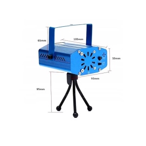 Mini proiector laser cu jocuri de lumini verde si rosu - Img 3