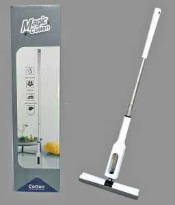 Mop Magic Cotton cu Sistem de Stoarcere Rapida, Perfect Pentru Toate Suprafetele si Spatiile Inguste - Img 2