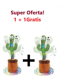 Oferta 2 Bucati x Jucărie Interactivă Pentru Copii, Cactus Dansator și Vorbitor