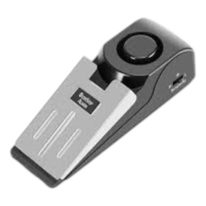 Opritor pentru usa cu alarma, 120db, cu baterii, cu 3 trepte de sensibilitate, antialunecare, buton on-off, 14x4.5x4 cm, negru - Img 4