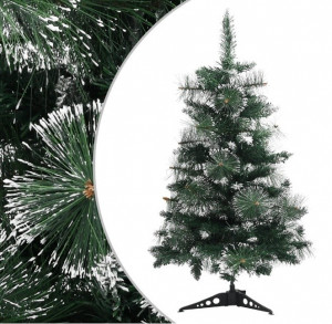 Pin Artificial Verde Lucios, 120cm, Varfuri Ninse, Brad Artificial Nins, Aspect Real - Img 2