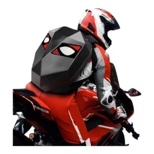 RUCSAC RIGID CU ECRAN LED SI BLUETOOTH - DEVIL EYES 36x18x48 cm - MULTICOLOR - MOTOCICLETA / ATV / BICICLETA / TROTINETA - BACKPACK-MOTO-SCREEN-LED-DVL-MUL - Img 2