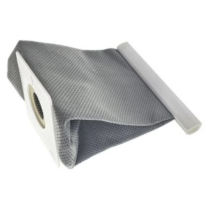 Sac universal pentru aspirator, material textil lavabil, refolosibil, gri - Img 2