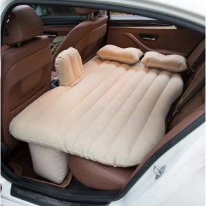 Saltea auto gonflabila pentru masina, 86 x 40 x 135 cm, crem - Img 2