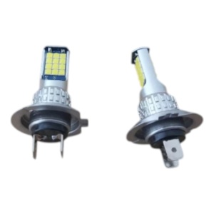 Set 2 Bec Led H7 3030 SMD 90W 8500LM/set cu 2 moduri de lumina (rece si calda) 30 LED - Img 7