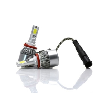 Set 2 LED Auto H11 30 Watt 3800 lumeni 6000k LED 12v 24v C6 - Img 7