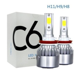 Set 2 LED-uri auto H8/H9/H11, 36W/3800 lumeni, 6000k, 12V, C6 - Img 3