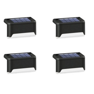 Set 4 X Lampă Solară Pentru Scări/Grădină
