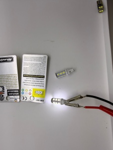 Set de 2 becuri led T-10 -13SMD-5050  - Img 2
