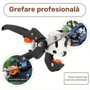 Set de unelte pentru altoire în grădinărit: 3 tipuri diferite de lame de tăiere  - Img 2
