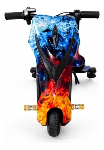Tricicleta electrica pentru drifturi 360, motor 250 W, 15 KM/H, 4400 mA, 36 V, Ice fire - Img 3