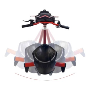 Tricicleta electrica pentru drifturi 360, motor 250W, 36V, Graffiti galben - Img 4