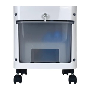 Ventilator cu racire si umidificare aer HAUSBERG HB-5955, 3 viteze, telecomanda, temporizator 12 ore, rezervor apa 4 l, portabil, Alb - Img 7